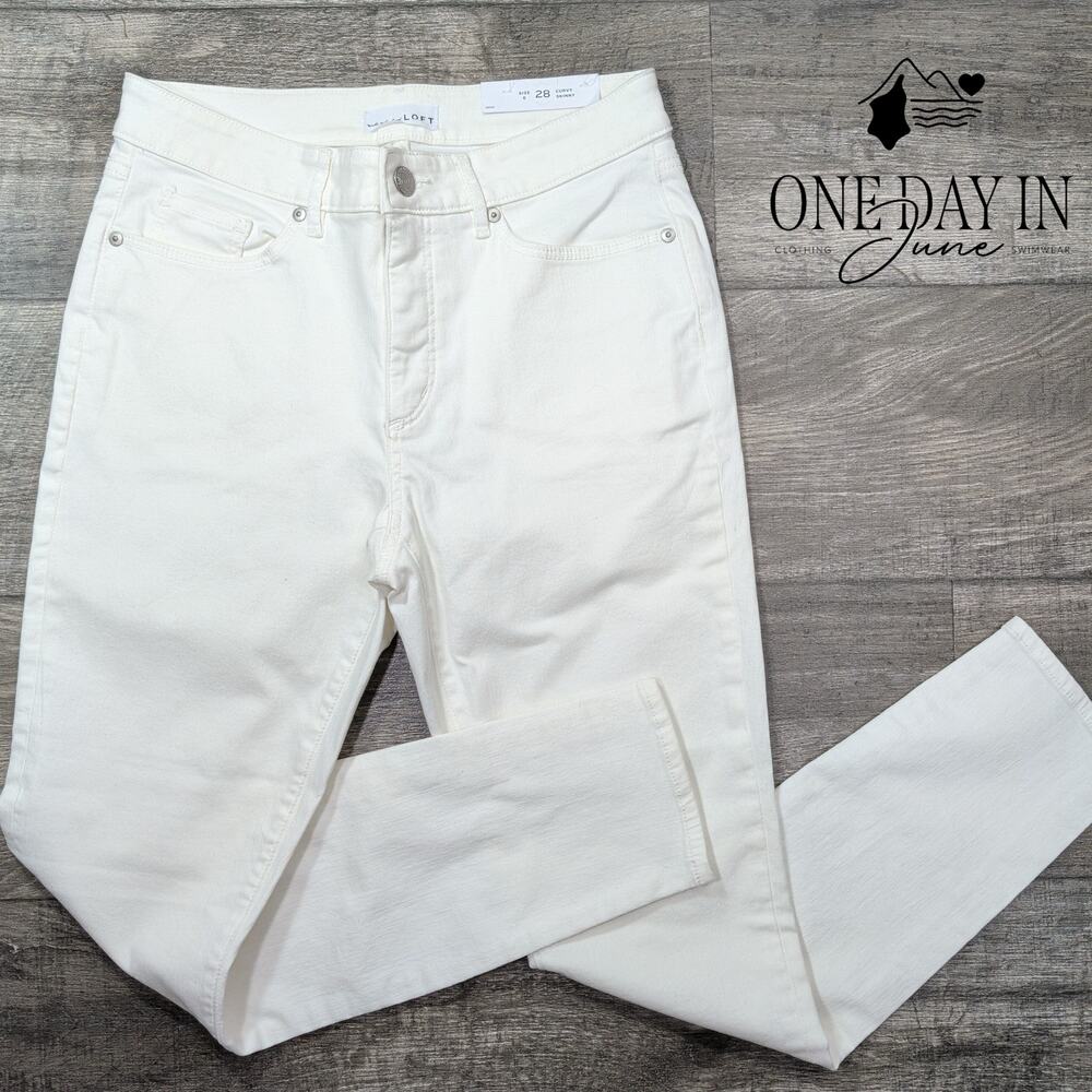 Loft Curvy Skinny Jeans Size 6 (28)